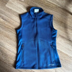 Spyder Navy Full-Zip Vest
